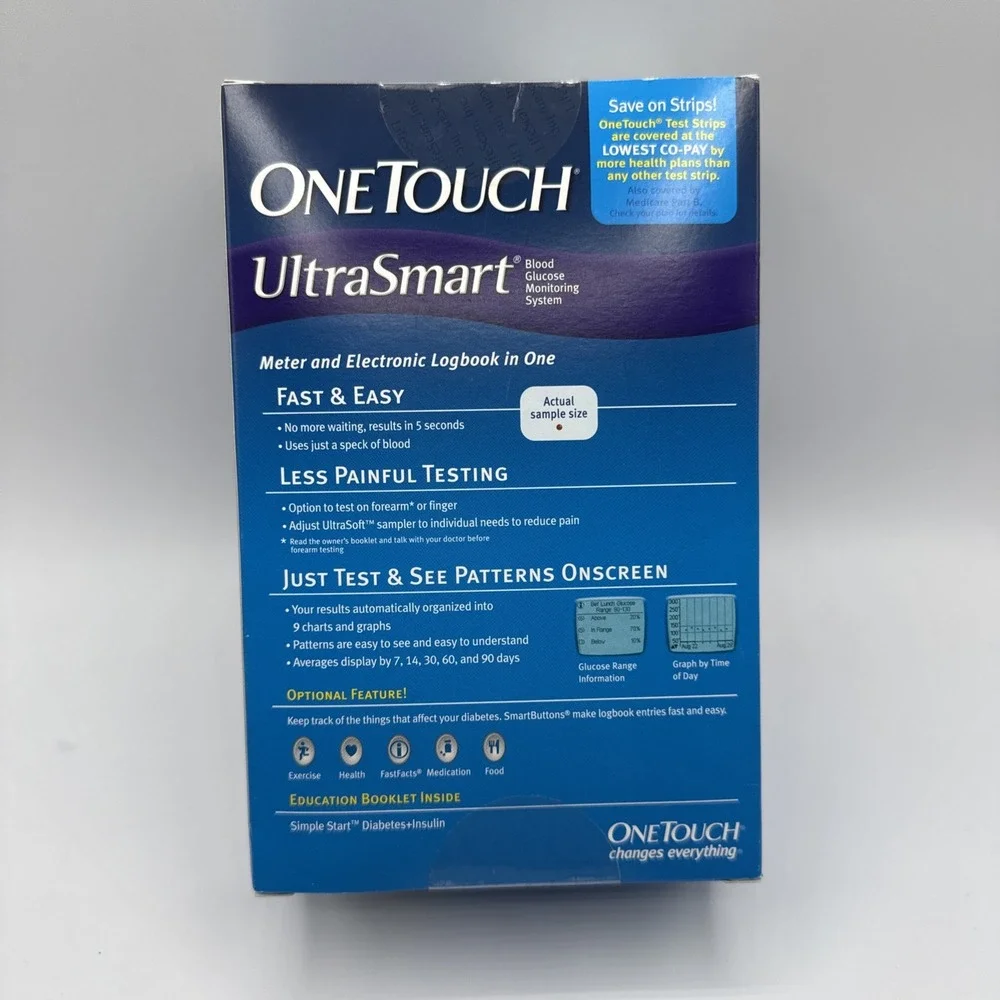 OneTouch UltraSmart Blood Glucose Monitoring System Monitor NEW